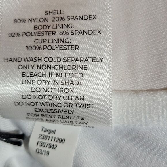 BRAND NEW SHADE&SHORE BLACK & WHITE STRIPE BIKINI TOP - Picture 11 of 11